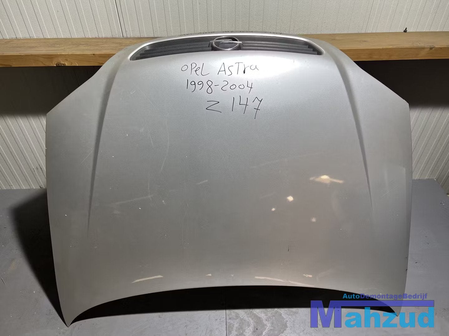 OPEL ASTRA G Zilver Z147 Motorkap 1998-2005, Opel Automobile GmbH, Capot moteur, Opel, Bahnhofsplatz 1
65423  Russelsheim am Main, DE