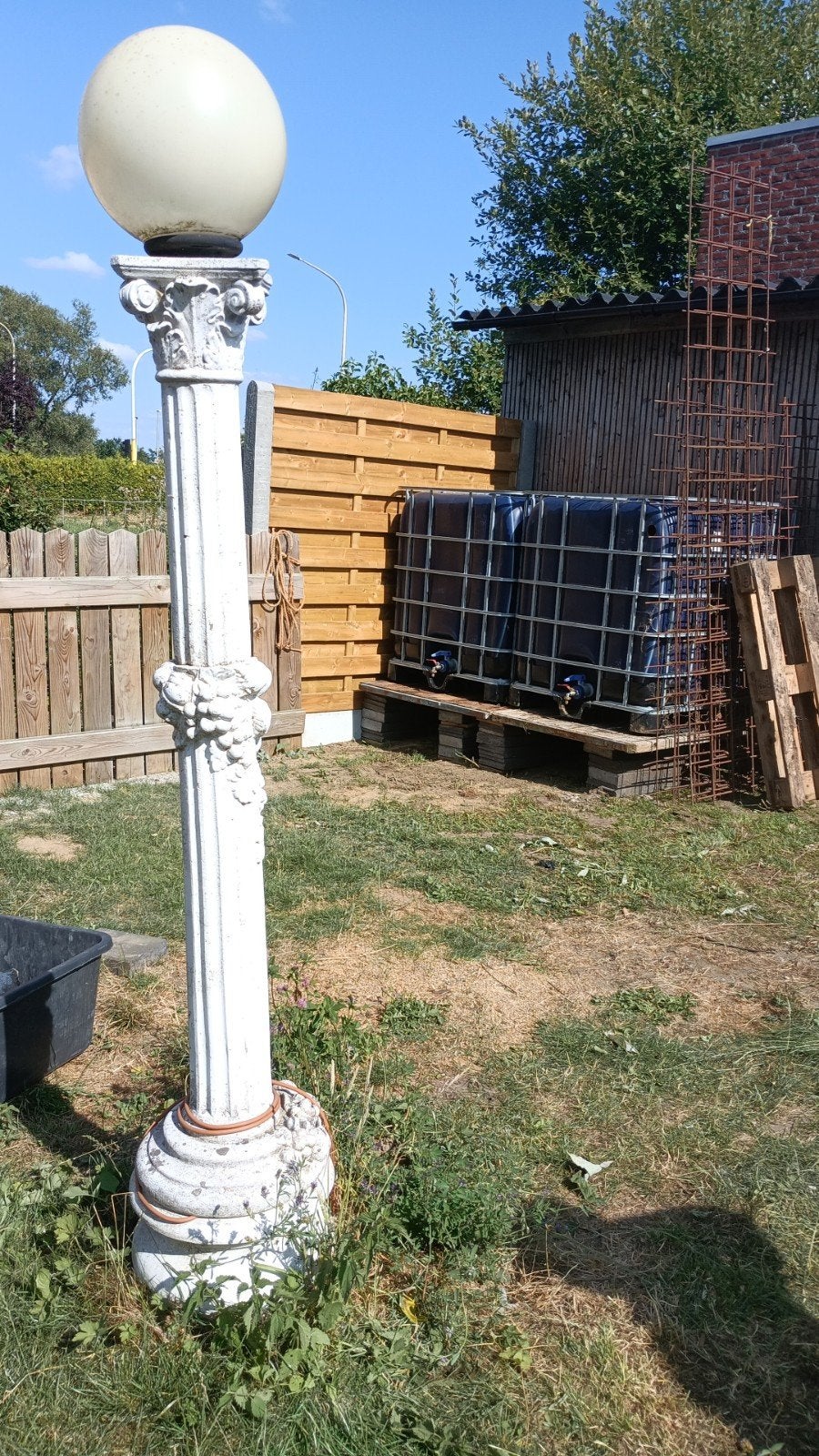 Lampe de jardin en béton, Jardin & Terrasse, Éclairage extérieur, Enlèvement