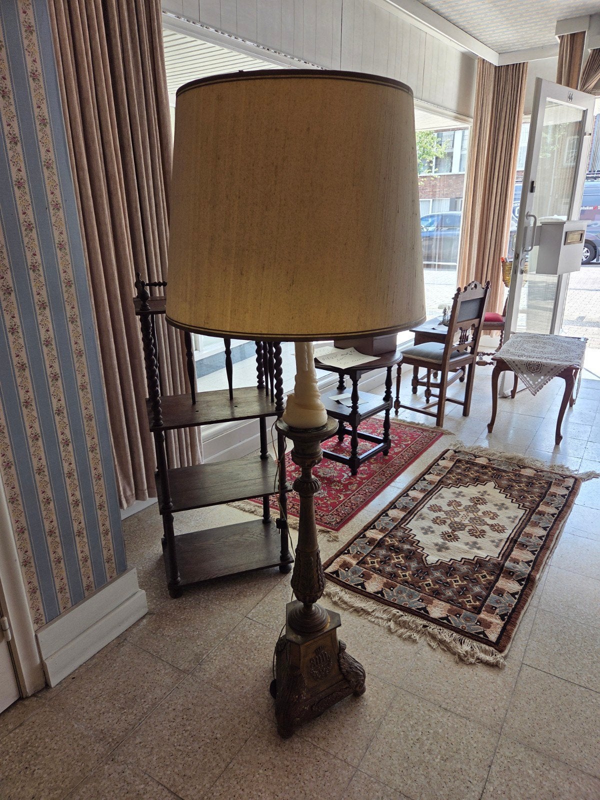 lampadaire en bronze, Maison & Meubles, Enlèvement