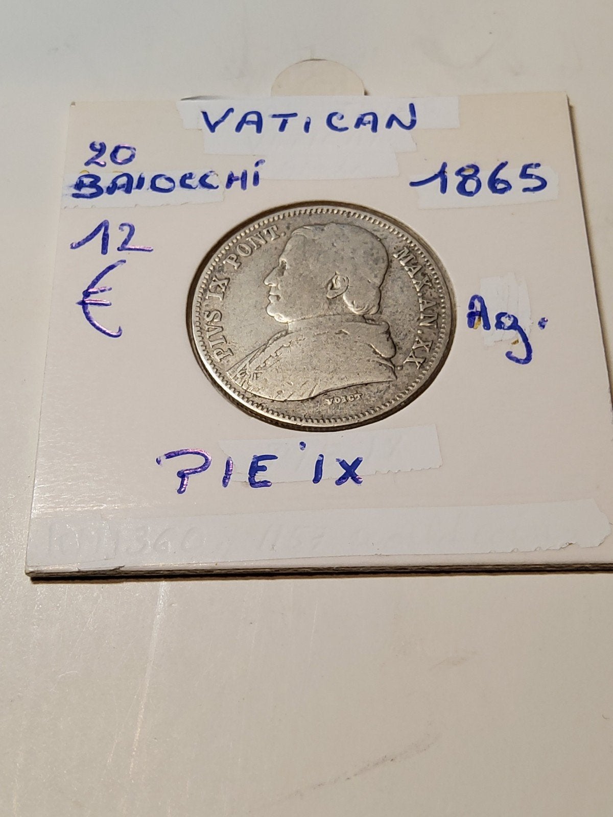 vatican, Postzegels en Munten, Zilver, Ophalen of Verzenden, Losse munt, Zilver