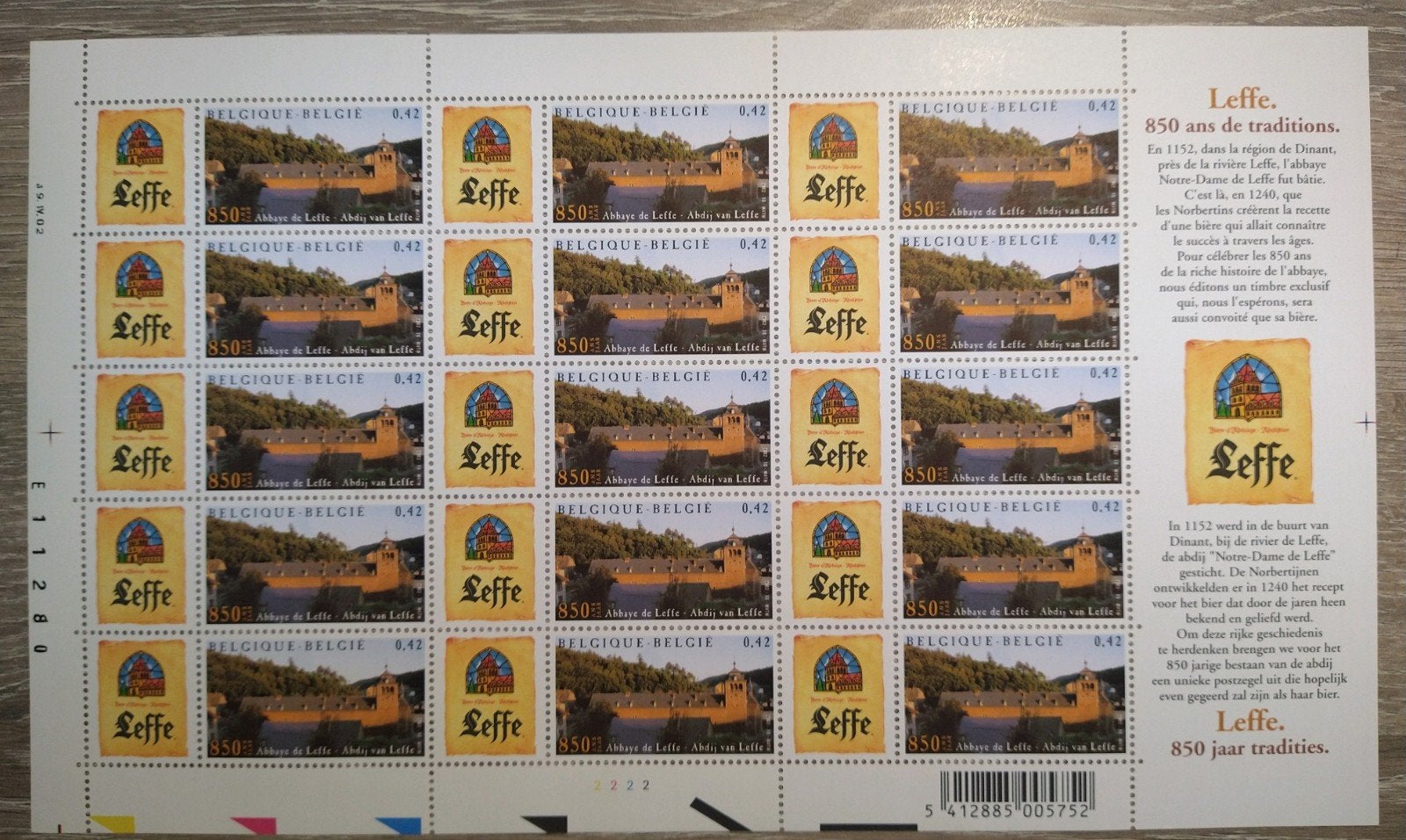 OBP 3073A ** vel Abdij van Leffe, Orginele gom, Ophalen of Verzenden, Postfris, Postfris