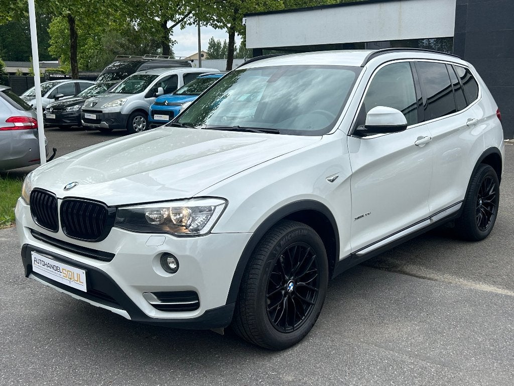 BMW X3 2.0dA xDrive, 2016, 182.870km, €6b, Keuring, Garantie, Autos, BMW, Cuir, Achat, Euro 6, Entreprise