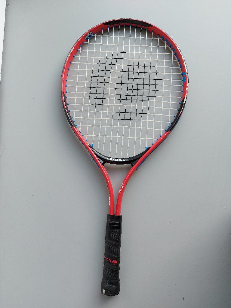 Tennisracket voor kinderen Decathlon, Sport en Fitness, Tennis, Ophalen, Gebruikt, Racket, Overige merken