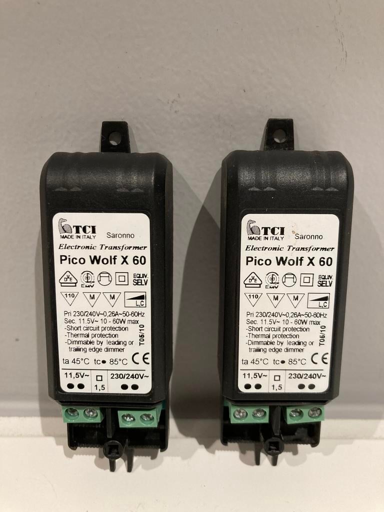 Elektronische transformators pico wolf X 60, Doe-het-zelf en Bouw, Ophalen of Verzenden, Zo goed als nieuw