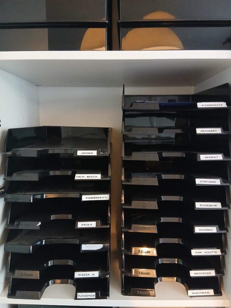 ladebakjes bureau 40 stuks in totaal, Ophalen, Gebruikt, Overige typen