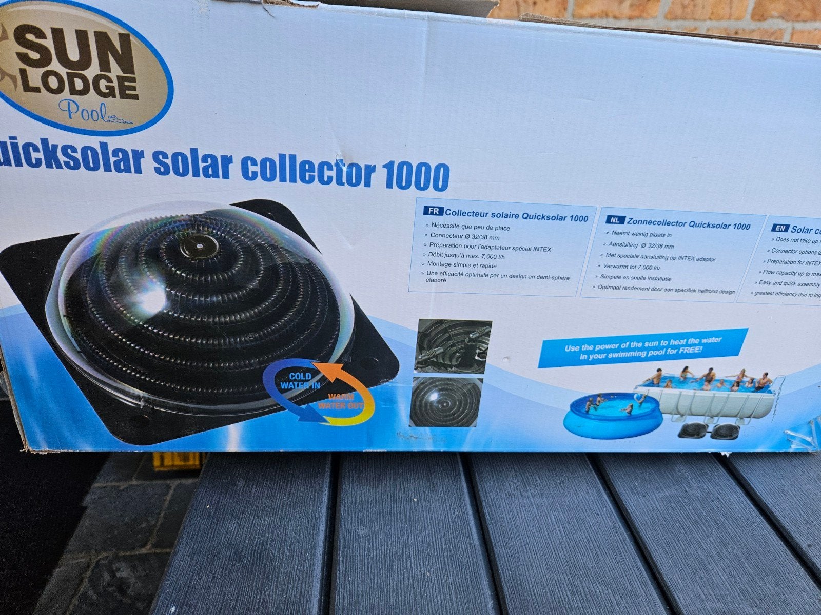 solar collector, Ophalen, Zo goed als nieuw