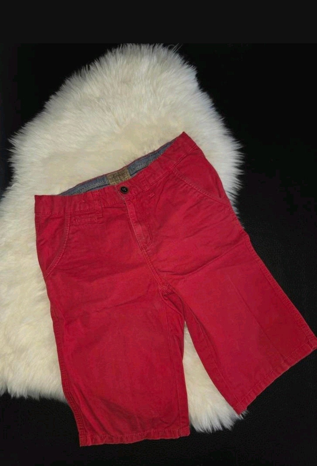 Rode short / bermuda maat 158 met verstelbare taille, Ophalen of Verzenden, Zo goed als nieuw, Jongen, Broek