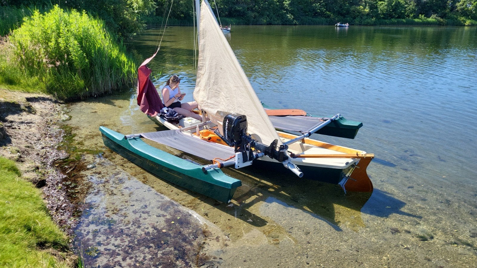 Trimaran Virus Plus 16, Watersport en Boten, Open zeilboten, Ophalen