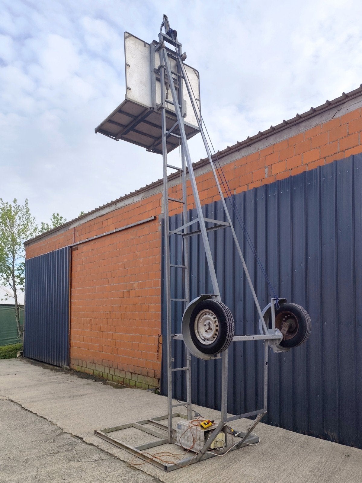 bouwlift — 6m — perfecte staat — 230v, Ophalen, Bouwlift