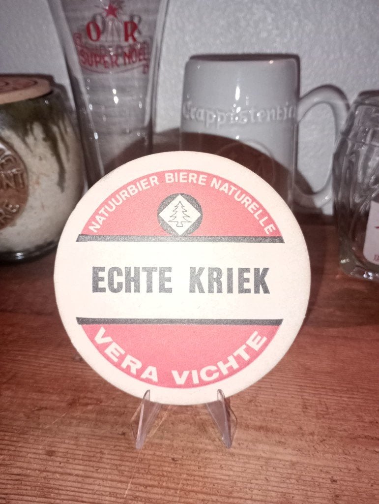 Brouwerij: bier, oud bier, subbock Echte Kriek, Verzamelen, Ophalen of Verzenden, Gebruikt, Viltje(s), Overige merken