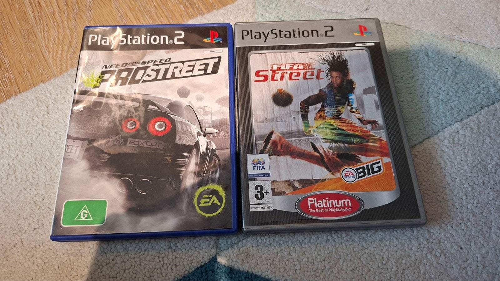 lot de 2 jeux PS2, Enlèvement, Comme neuf