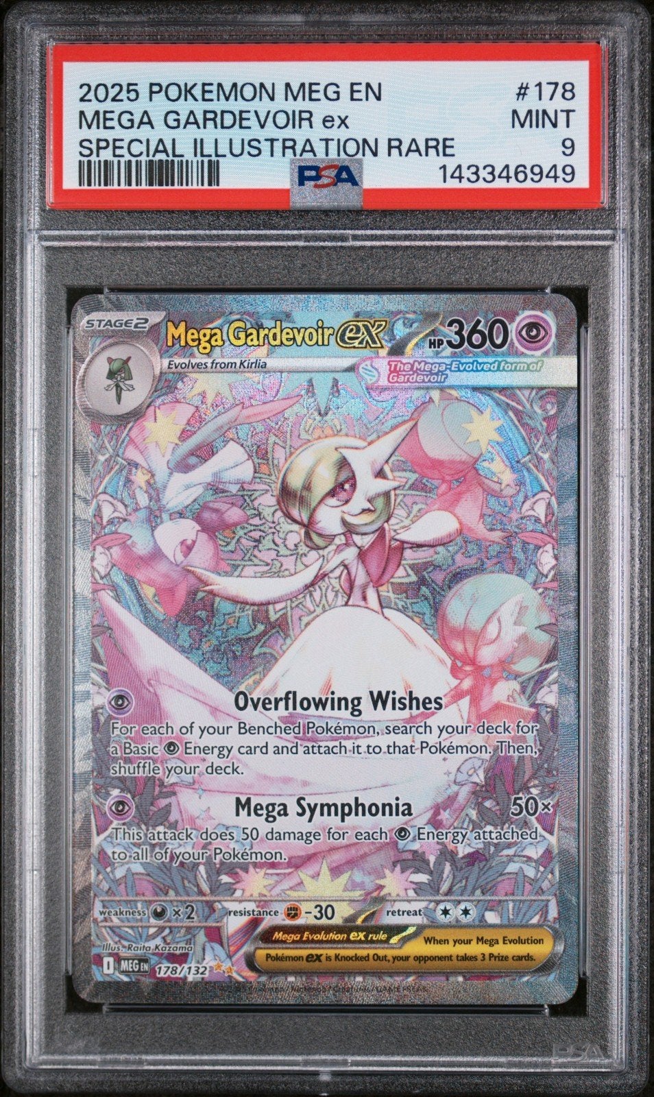Pokemon mega Gardevoir ex sir psa 9, Enlèvement ou Envoi