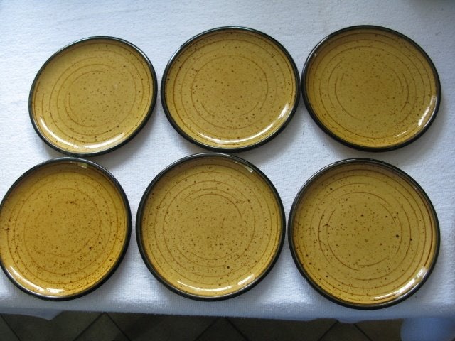 6 BOCH dessertborden „model „PALMA”, Ophalen of Verzenden
