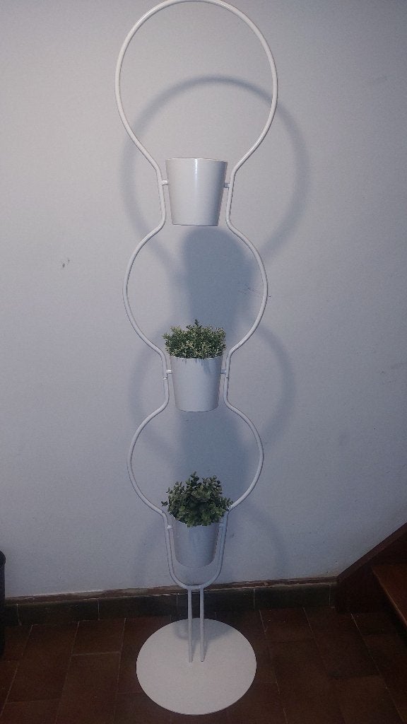Decoration support plante ikea, Maison & Meubles, Enlèvement, Utilisé, Métal, Pot de fleurs ou jardinière