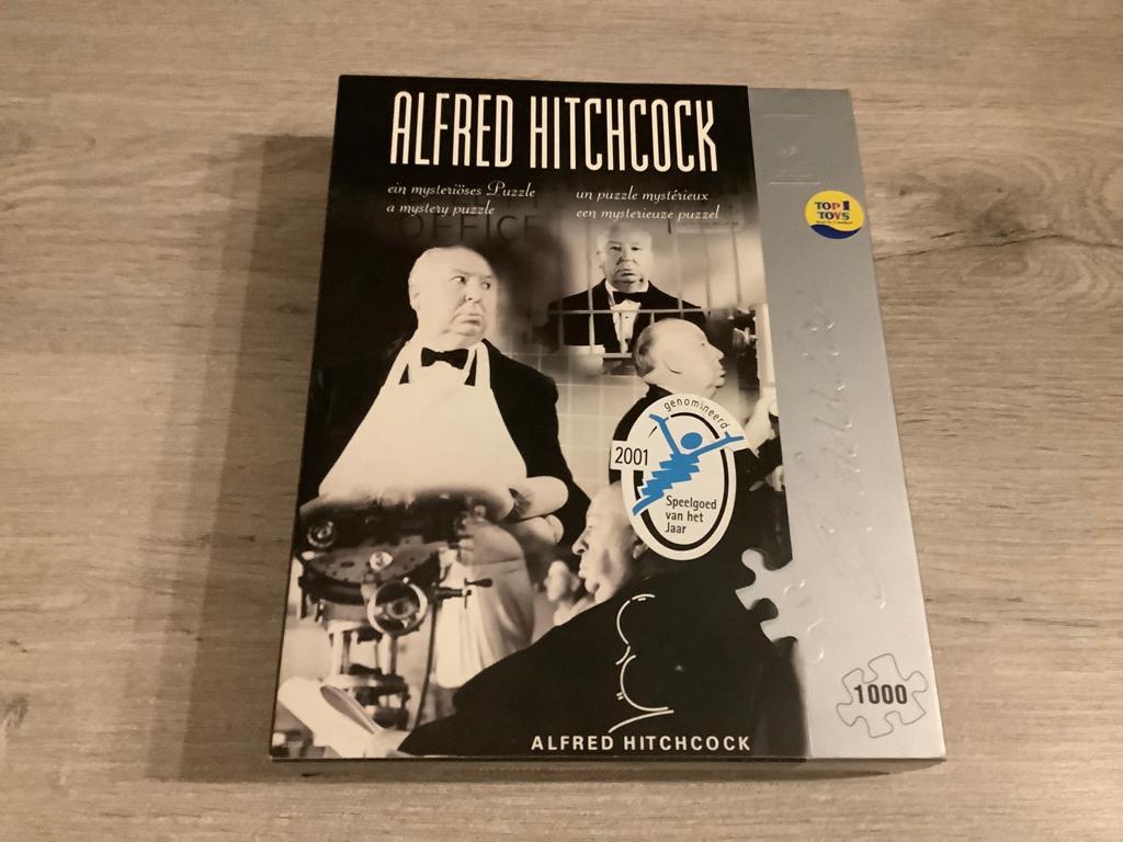 Puzzle Alfred Hitchcock (Nouveau) (1000 pièces), Enlèvement ou Envoi, 500 à 1500 pièces, Neuf, Puzzle