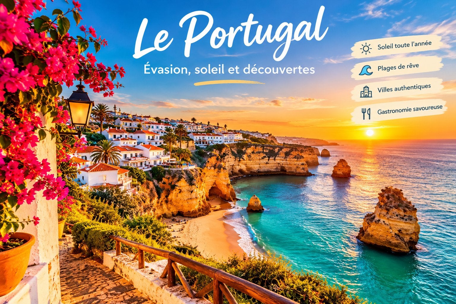 Séjour au Portugal pour 2 personnes – hôtel 3 ou 4 ⭐️