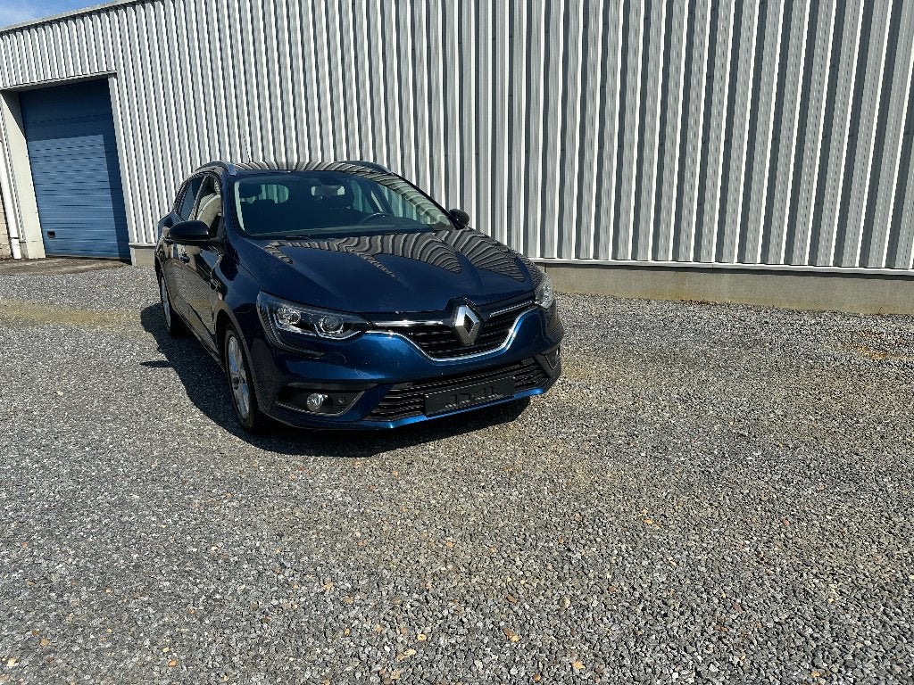 Renault Mégane break 1.3 benzine met garantie en Car-Pass, Voorwielaandrijving, Stof, Euro 6, Blauw