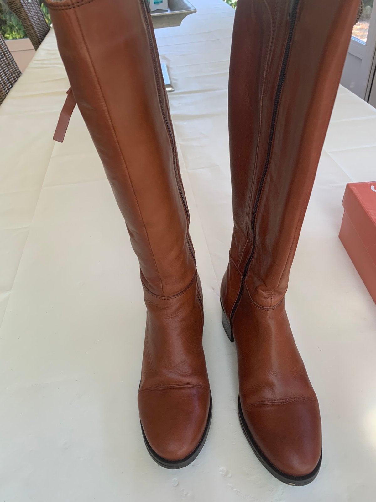 Cypres laarzen maat 39, Kleding | Dames, Schoenen, Ophalen, Hoge laarzen, Bruin, Zo goed als nieuw