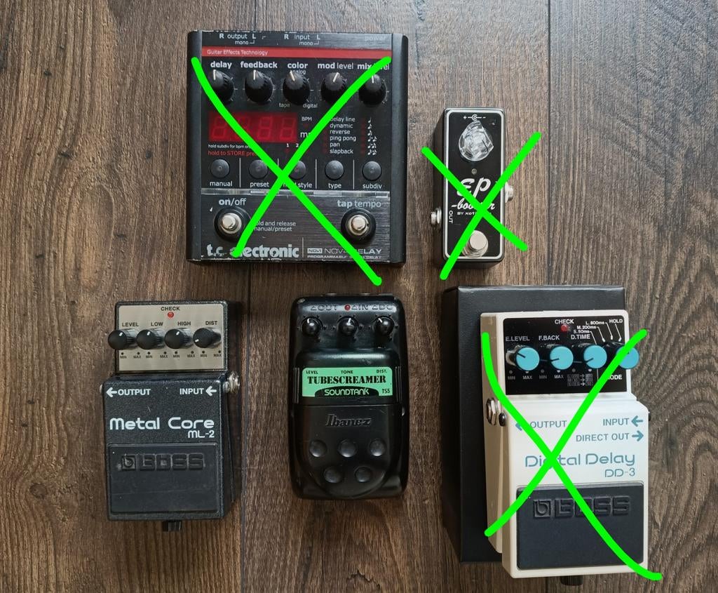 Effets de guitare. Boss, Ibanez, Xotic, TV electronic, Musique & Instruments, Effets, Enlèvement ou Envoi
