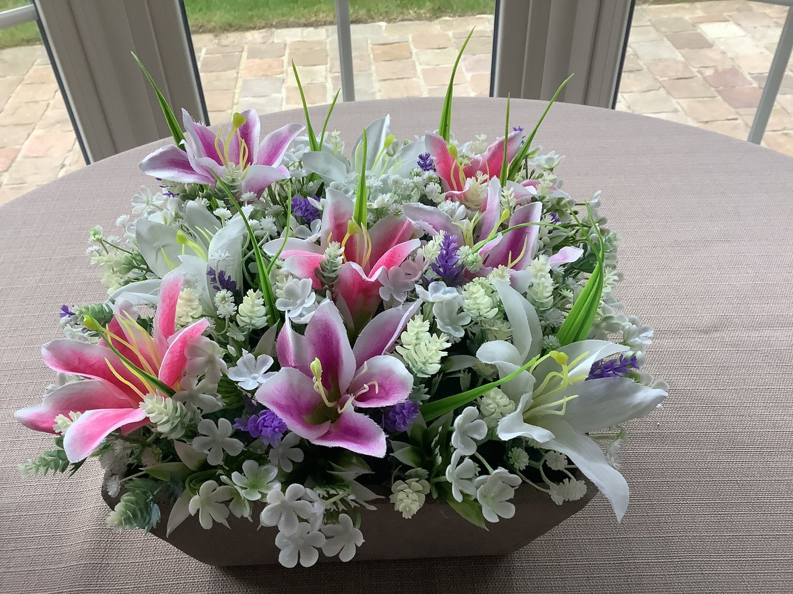 BLOEMSTUK 30 CM, Maison & Meubles, Accessoires pour la Maison | Plantes & Fleurs artificielles, Enlèvement, Neuf, Arrangement floral