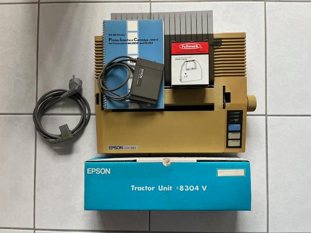 EPSON Matrix Printer GX 80 voor Commodore 64 - Vintage, Ophalen of Verzenden