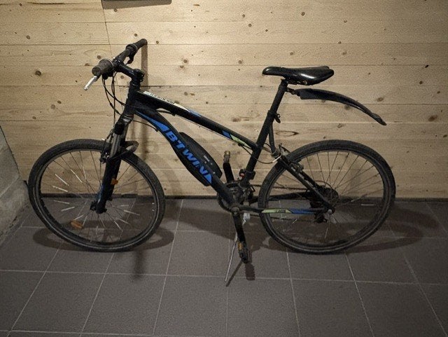 Fietsen, Gebruikt, Velgrem, Rockrider (Decathlon), Handrem