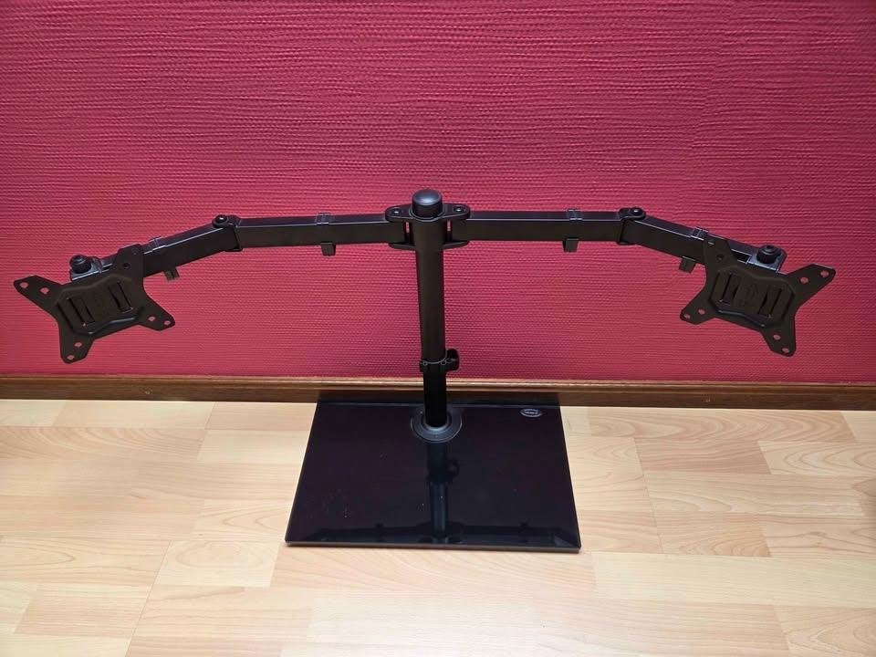 Support Double Écran PC - Bras Articulé, Enlèvement, Comme neuf