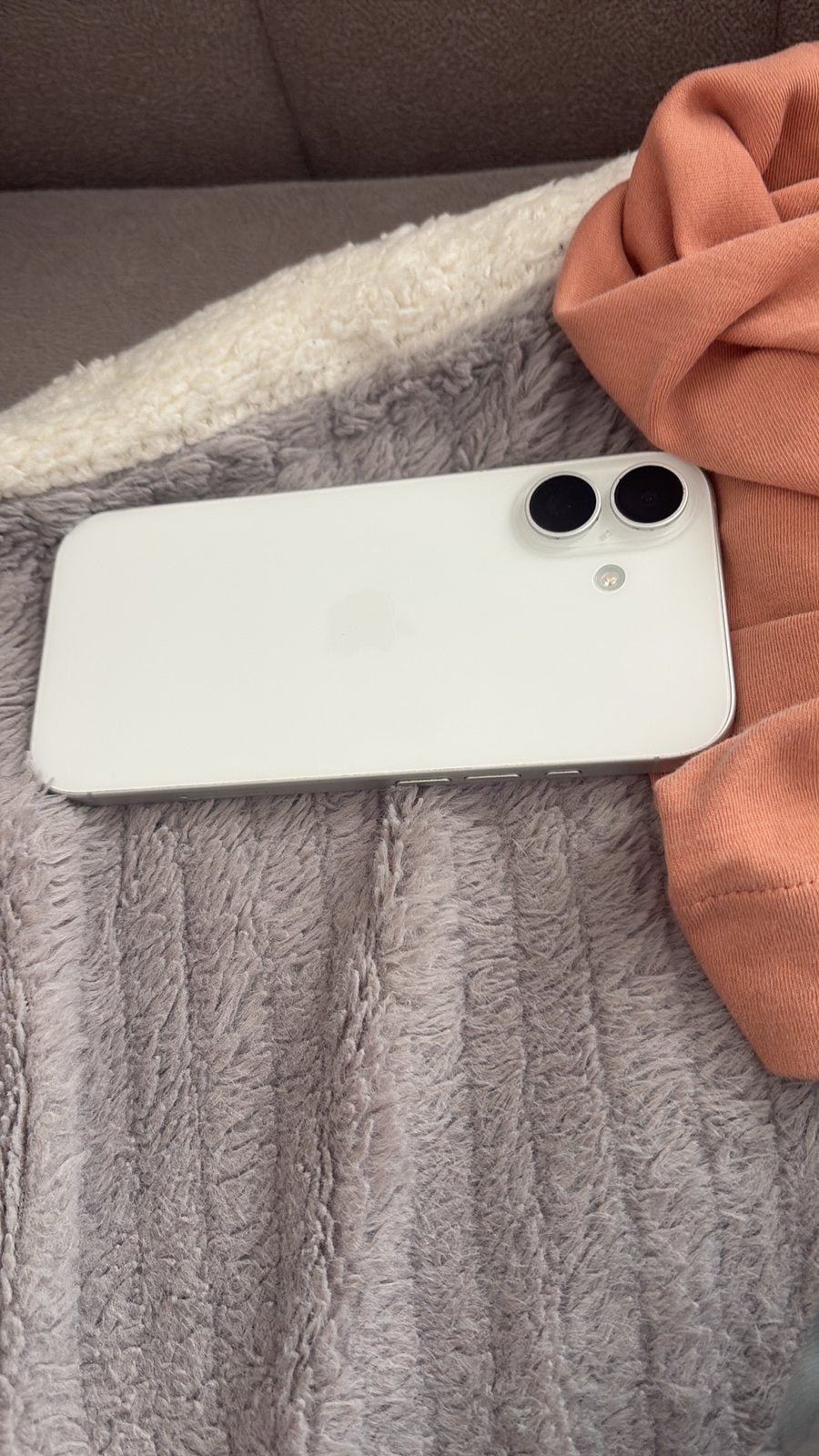 Iphone 17 wit 256 GB  DOOS KWIJT  BATTERIJ LIFE 96%, Enlèvement, Comme neuf, Blanc, 256 GB