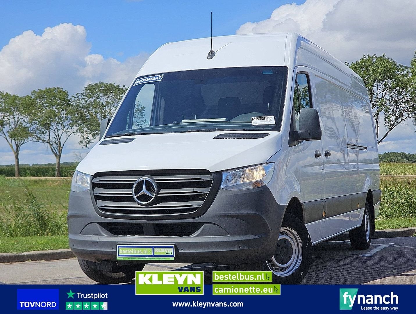 Mercedes-Benz SPRINTER 316 L3H2 2xZijdeur Mbux!, Automaat, ABS, Wit, Mercedes-Benz