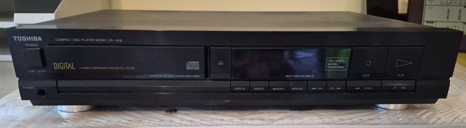 Toshiba cd-speler, Ophalen