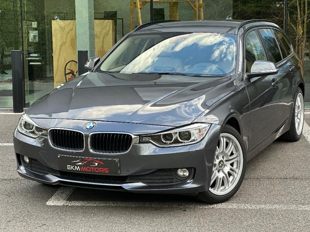 BMW 318D/Automatique/NAVI/Climatisation/130469 km, Autos, Cuir, Achat, Beige, Entreprise