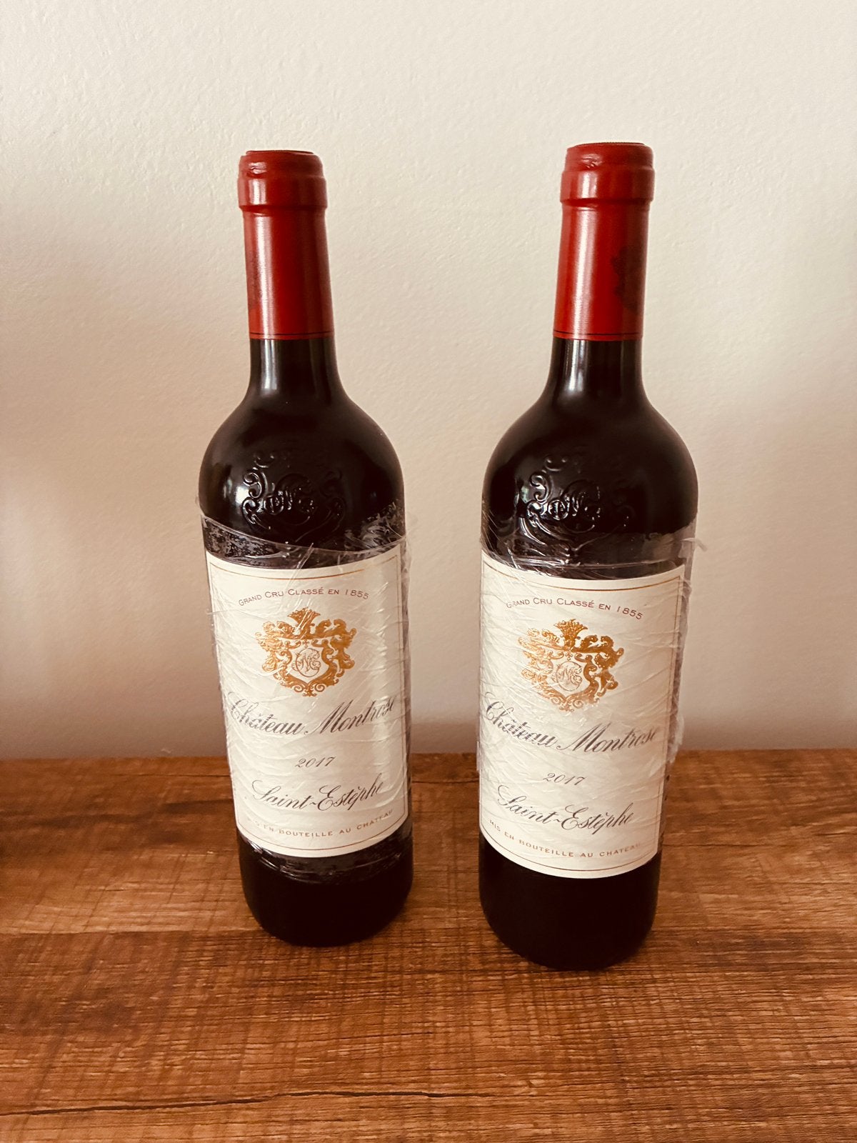 2 x Chateau Montrose 2017, Verzamelen, Wijnen, Ophalen, Frankrijk, Nieuw, Rode wijn