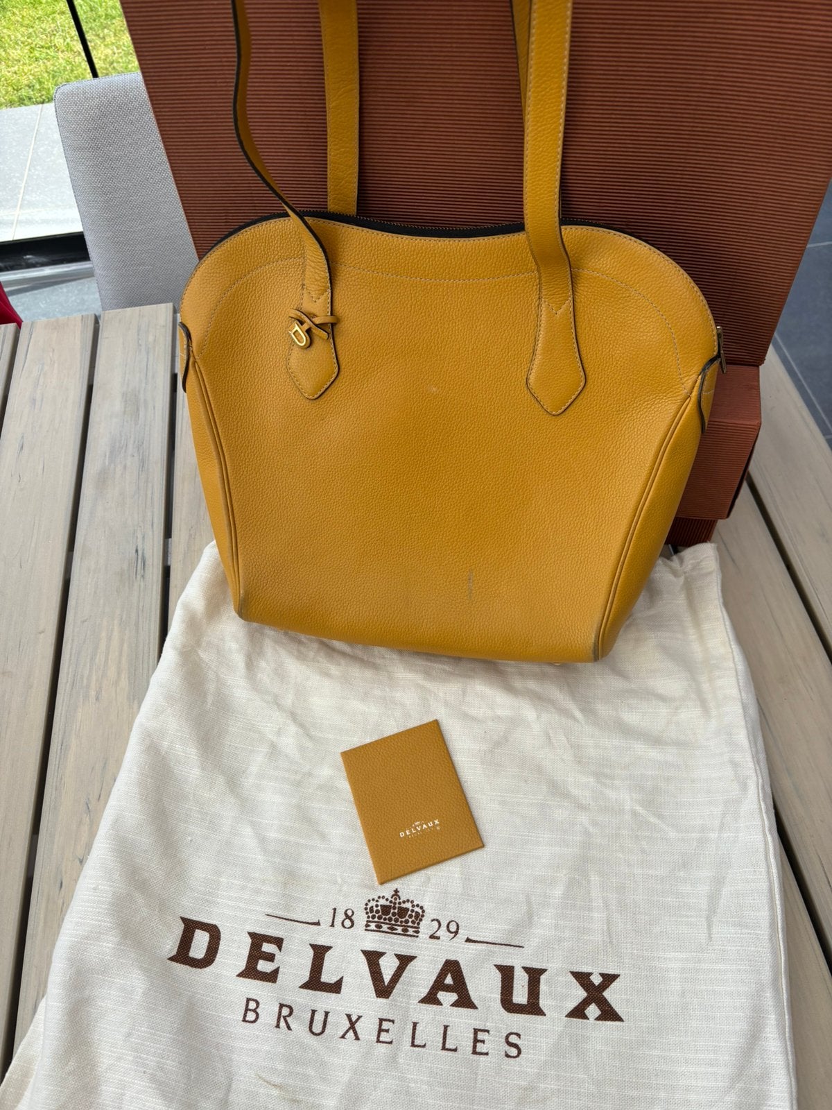 Sac à main Delvaux, Enlèvement ou Envoi, Utilisé, Noir, Sac à main