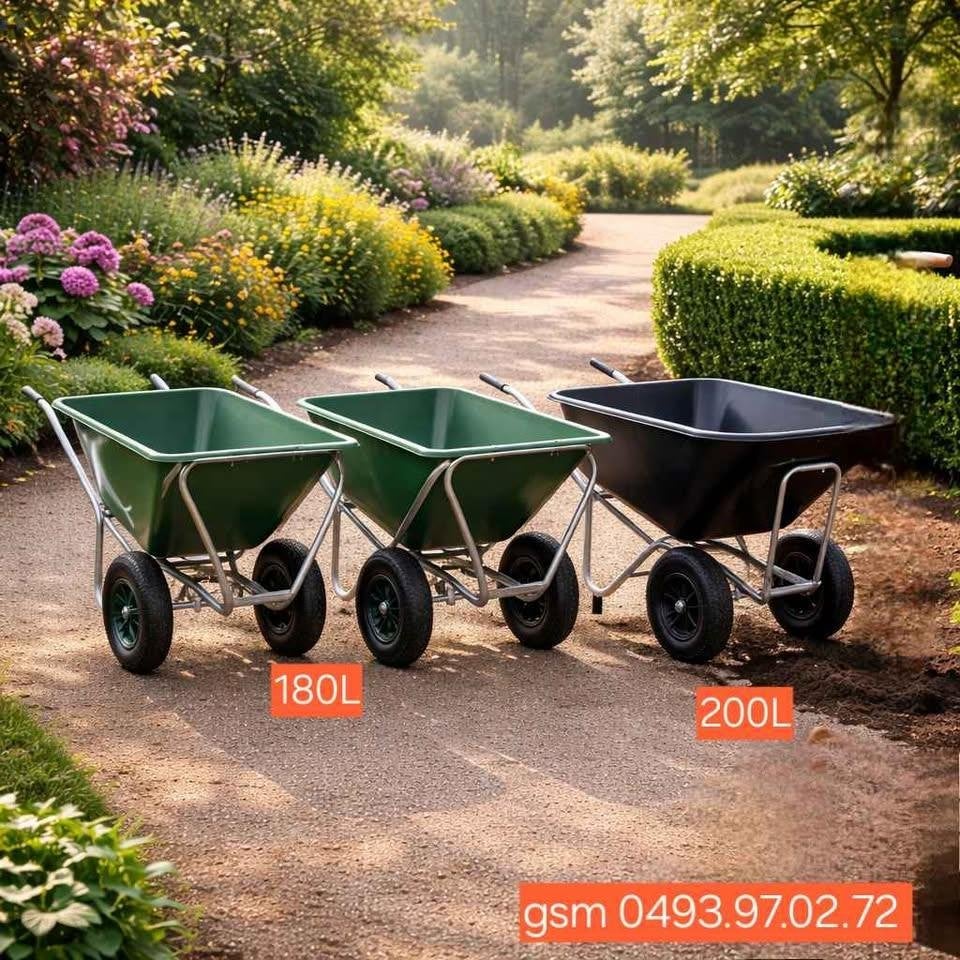 TIJDELIJK !!!! nieuwe grote kruiwagens, Tuin en Terras, Kruiwagens, Ophalen, Nieuw, Eenwielig