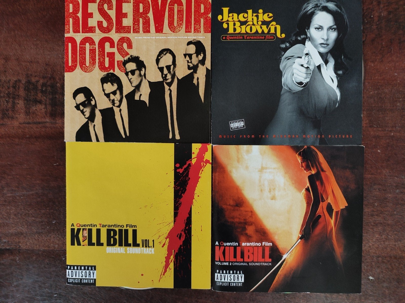 4xCD: QUENTIN TARANTINO (CD+inlayboekje, geen doos/rugzijde), Ophalen of Verzenden