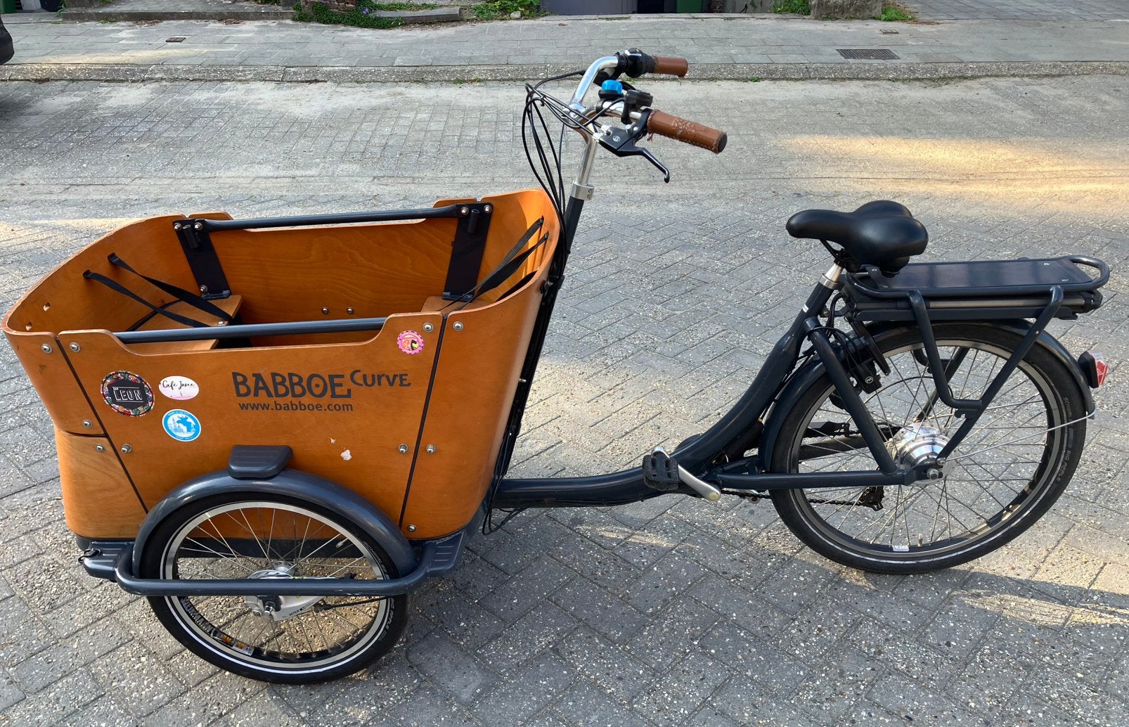 Babboe curve electric, Fietsen en Brommers, Ophalen, Gebruikt, 2 kinderen