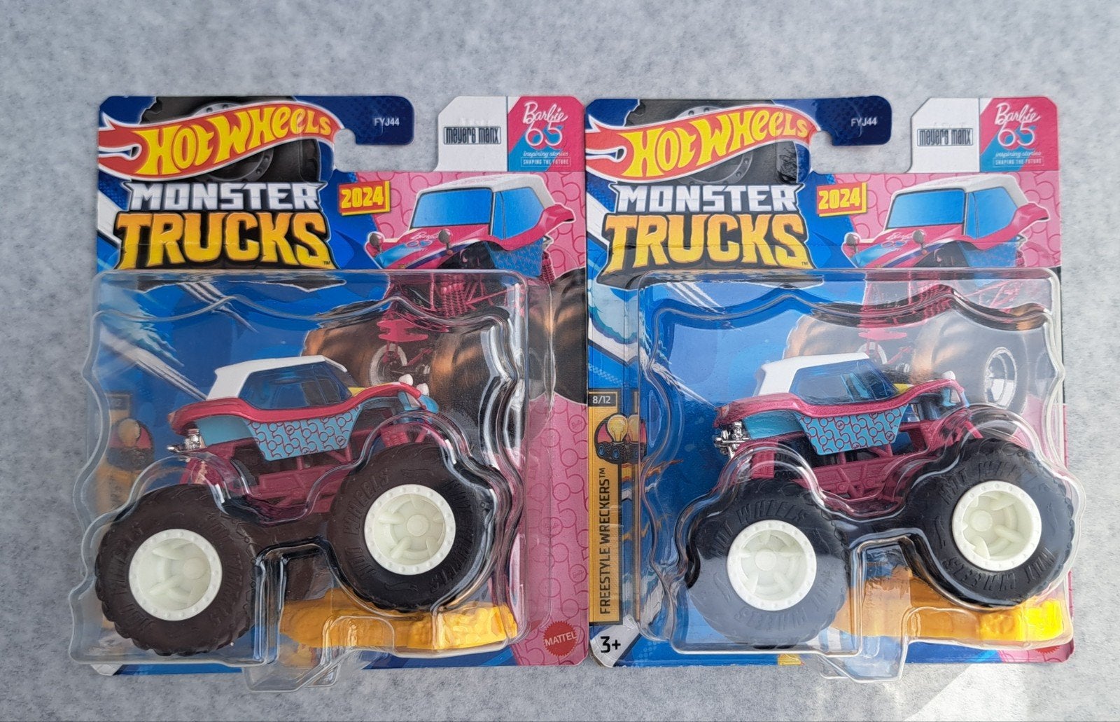 lot de 2 vw buggy monster trucks hotwheels, Enlèvement ou Envoi, Comme neuf, Voiture