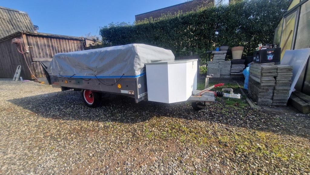 Plooicaravan vouwwagen Jamet Louisiana "Modest", Caravans en Kamperen, Ophalen, Meerkleurig, Aanwezig, Jamet