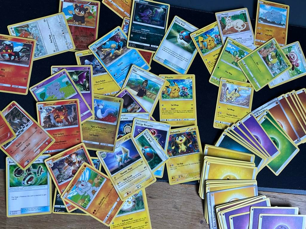 Oude pokemon kaarten collectie, Ophalen of Verzenden