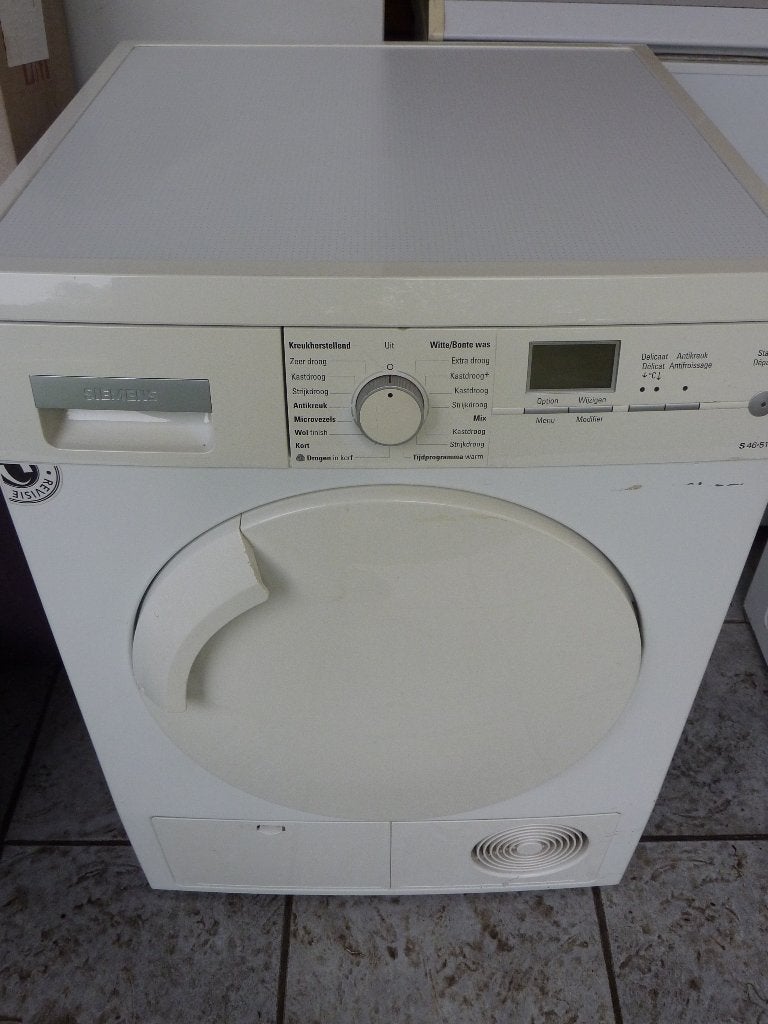 Condensatie droogkast Siemens WT46S512FG/05 voor 7 kg, Ophalen, 6 tot 8 kg, Gebruikt, Anti-kreukfase