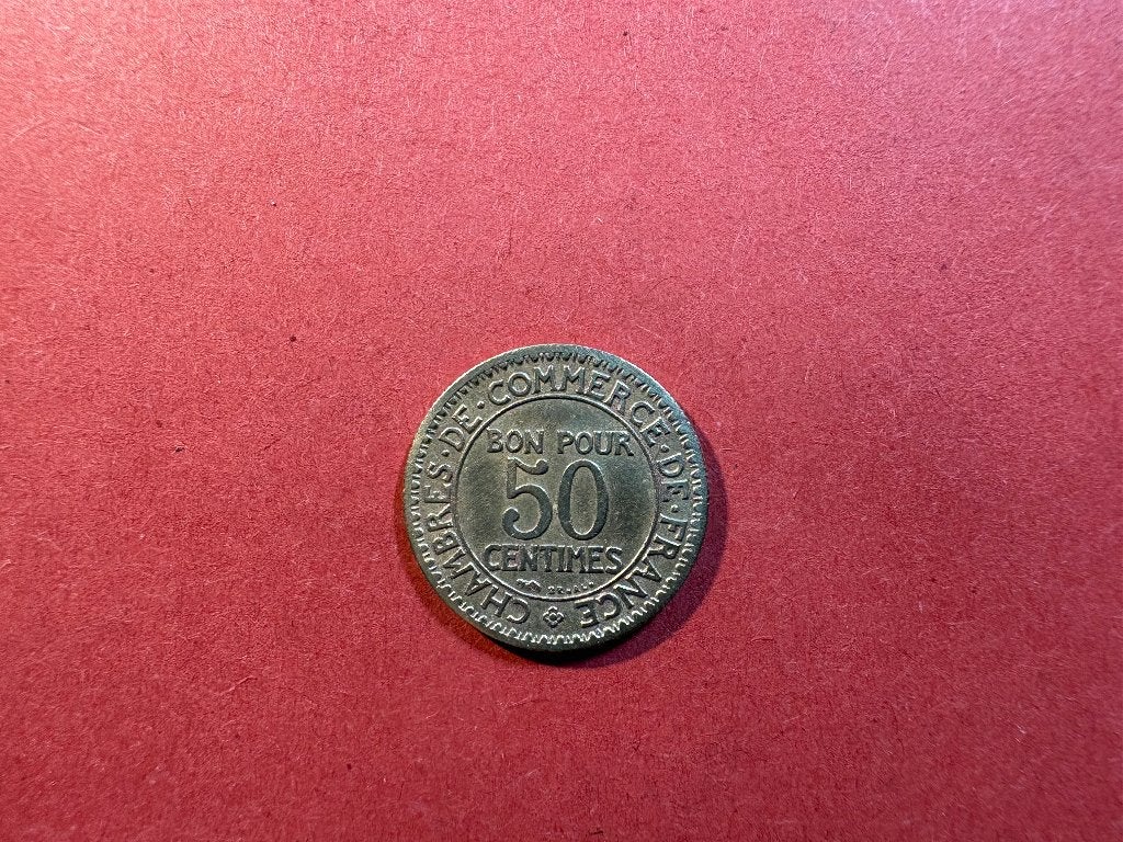 France - 50 Centimes 1923 (Chambres de Commerce) (#357#), Enlèvement ou Envoi, France, Monnaie en vrac