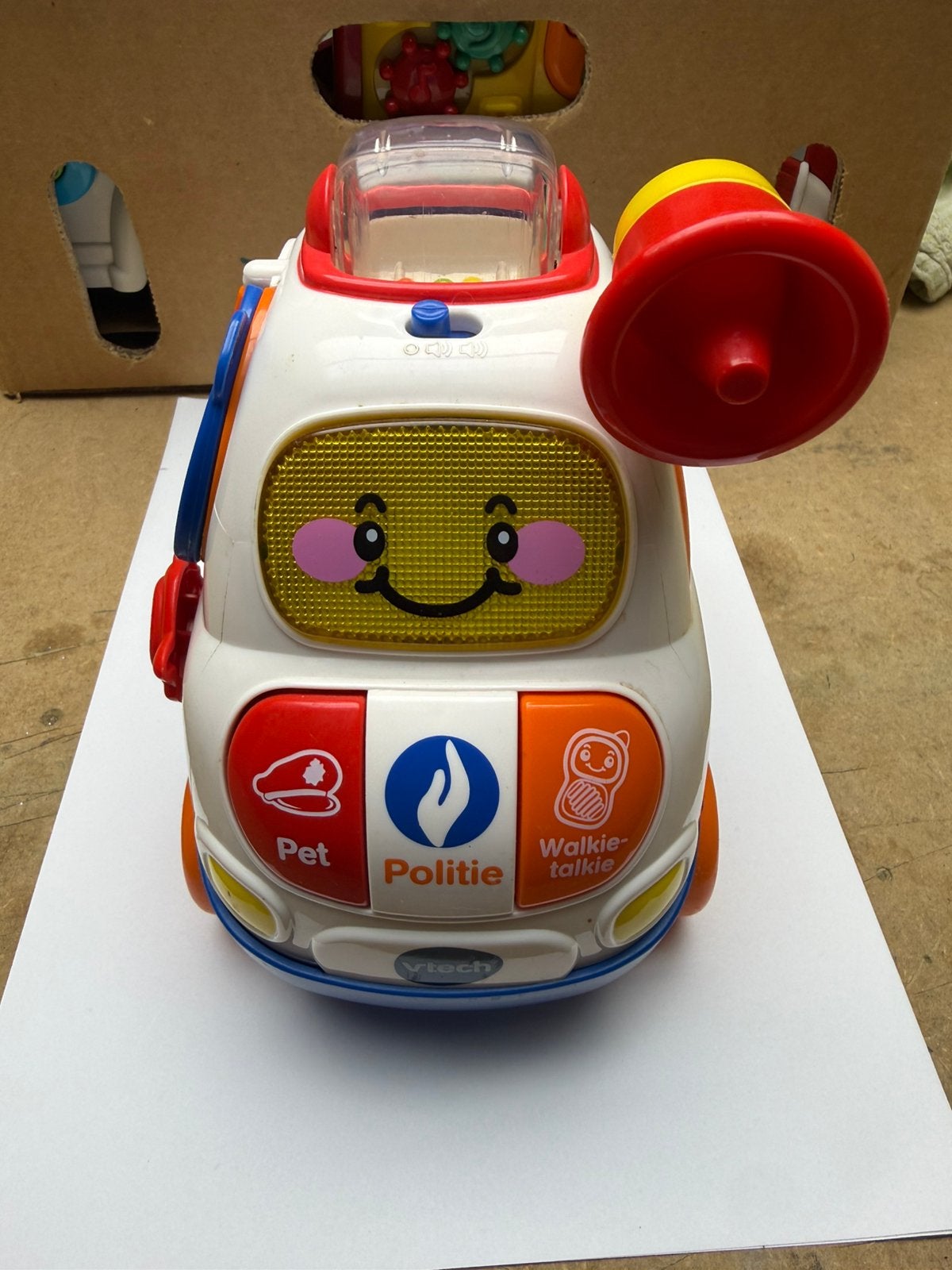 VTech Toet Toet Grote Activity Politieauto, Ophalen, Zo goed als nieuw