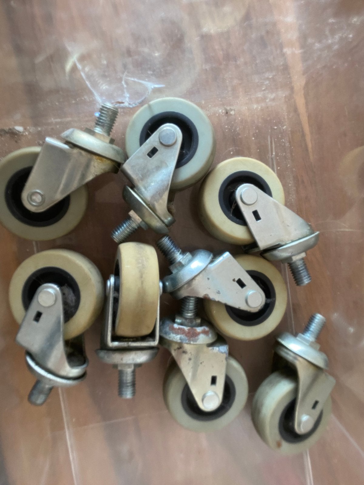 roulettes pour meuble, Bricolage & Construction, Enlèvement, Utilisé