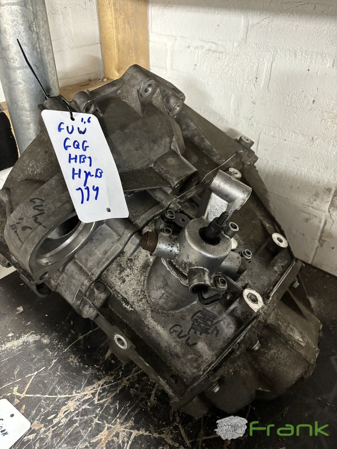 versnellingsbakcode  t.a.v. 1.6 fsi  code gvw gqg hbj hpb jj, -, -, Audi, Enlèvement