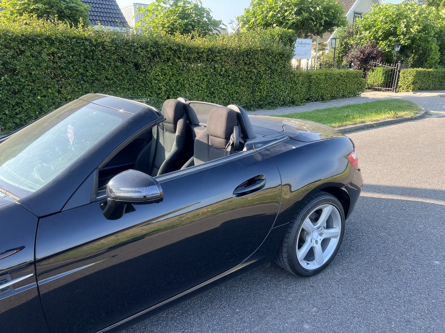 MERCEDES DEUR LINKS SLK R172 KLEUR 040 ZWART A1727200305, Ophalen, Gebruikt, -, Deur