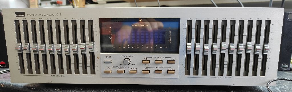 Sansui equalizer SE-8, Ophalen of Verzenden, Gebruikt, Equalizer