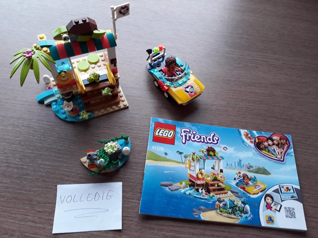 Lego Friends 41376 – schildpadden reddingsactie, Lego, Friends, Ophalen of Verzenden, Zo goed als nieuw