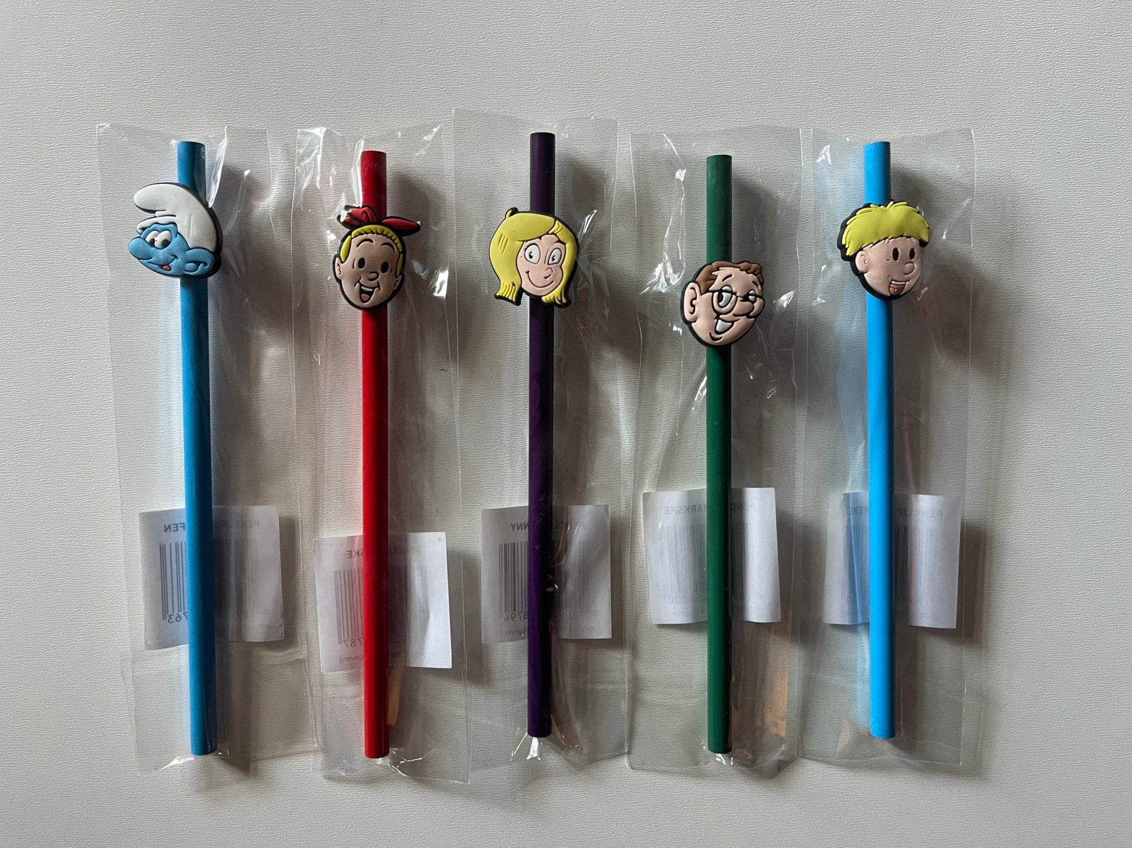 Stripfiguren pencil compleet set, Verzamelen, Ophalen of Verzenden, Overige figuren, Nieuw, Overige typen