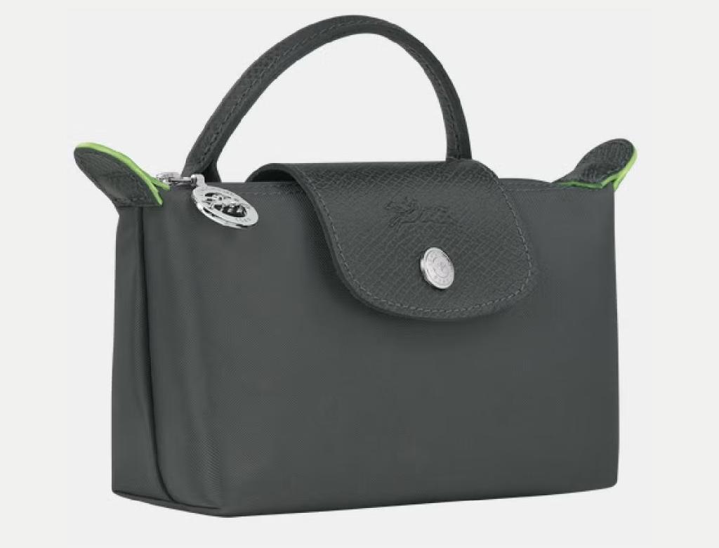 XS Longchamp tasje - Le Pliage - Zwart - leren schouderriem, Handtassen en Accessoires, Ophalen, Nieuw, Zwart