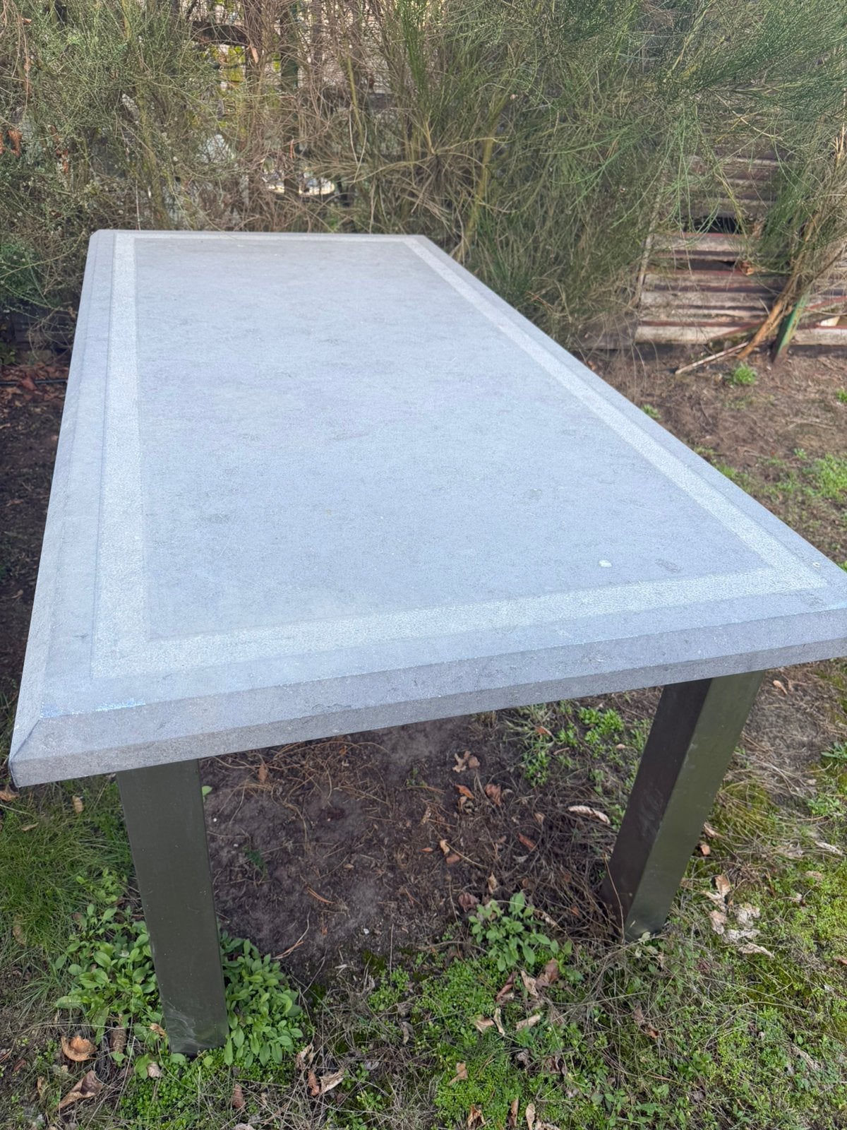 Mooie arduinen buitentafel, Enlèvement, Comme neuf, Rectangulaire, Autres matériaux